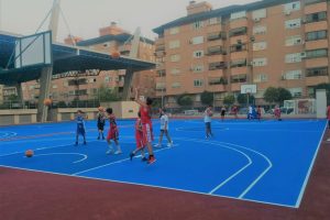 BASKETBALL CAMPERS AT IBERIAN CAMPS